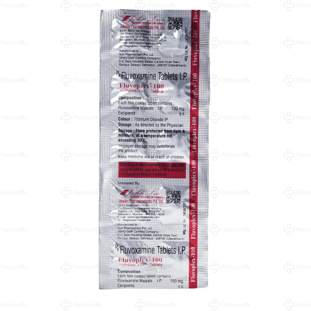 Fluvoplex 100mg Tablet 10s