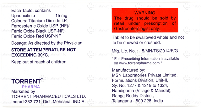 Ubicid 15mg Tablet ER 10s