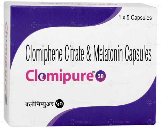 Clomipure 50/3mg Capsule 5s
