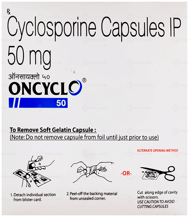 Oncyclo 50mg Capsule 6s