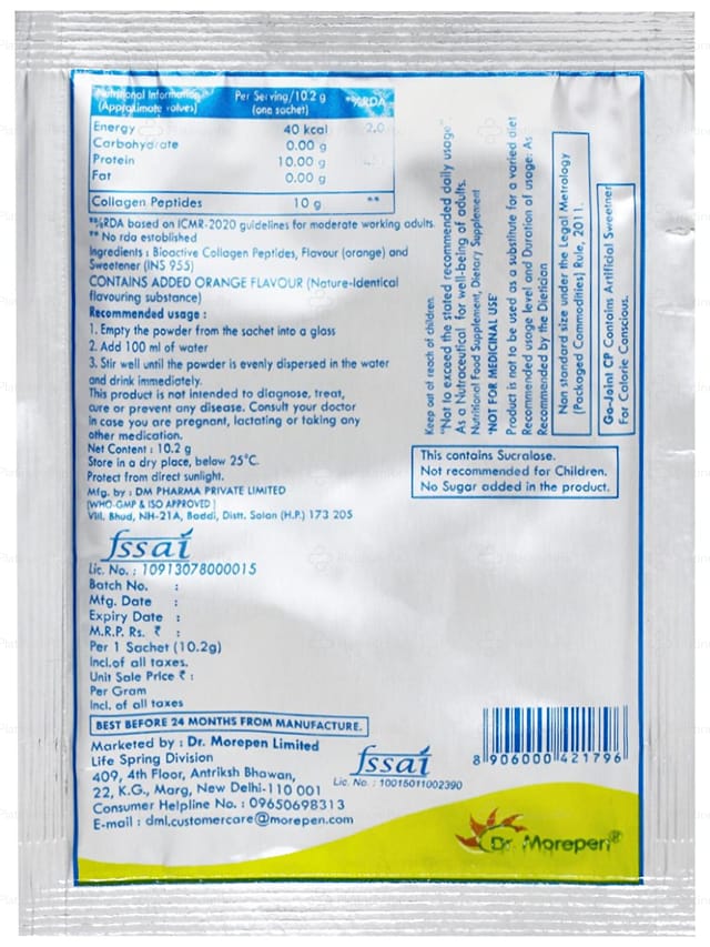 Go Joint CP 10000mg Sachet 10.2gm