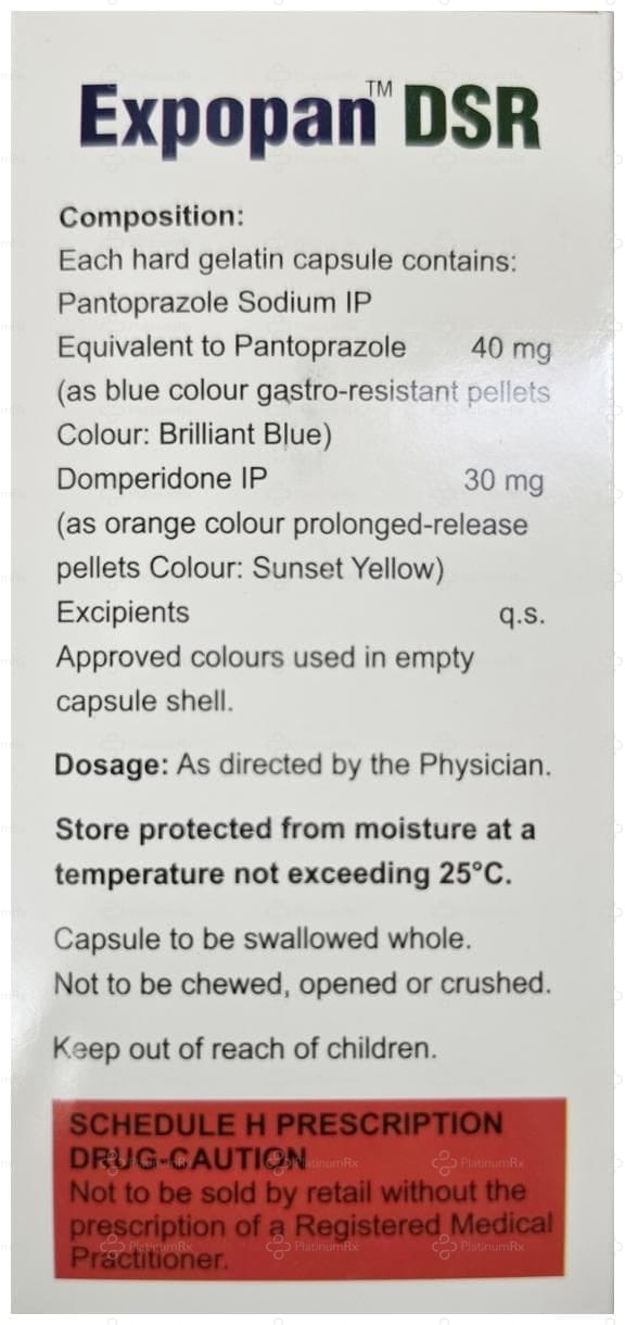 Expopan DSR 30/40mg Capsule PR 15s