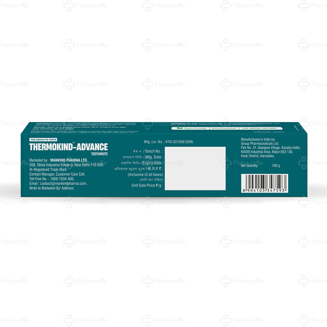 Thermokind Advance Toothpaste 100gm