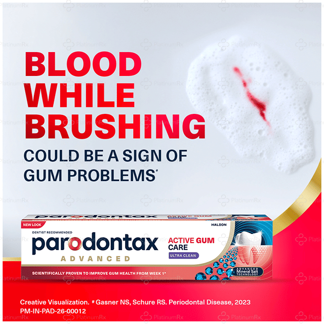 Parodontax Advanced Active Gum Care Ultra Clean Toothpaste 75gm