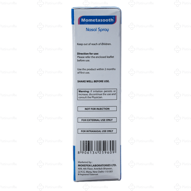 Mometasooth 50mcg Nasal Spray 10ml