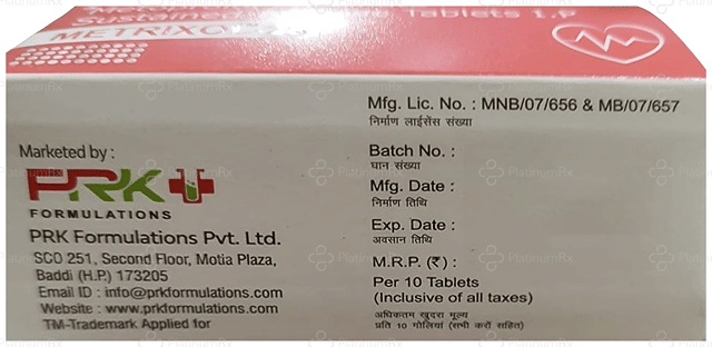 Metrixol 23.75mg Tablet SR 10s