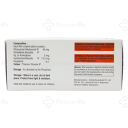 Olidax Trio 40/5/12.5mg Tablet 10s
