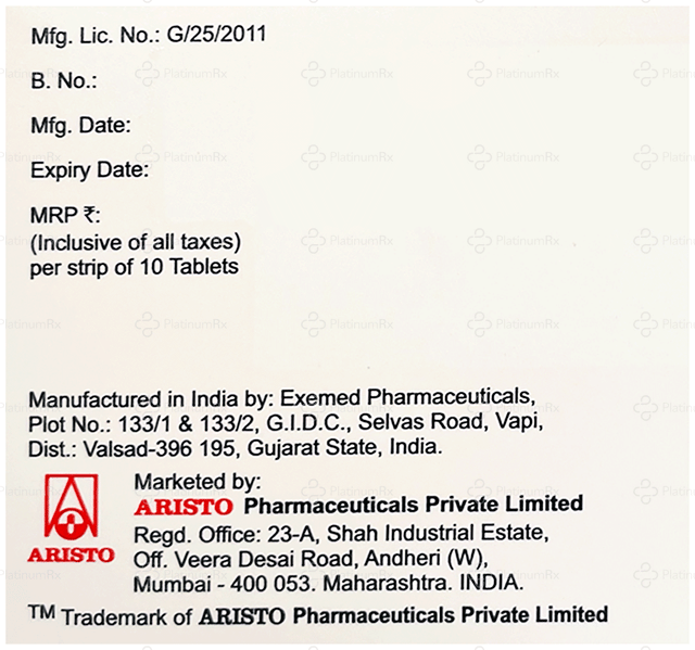 Glimiprex SM 1/500/50mg Tablet 10s