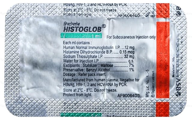 Histoglob Injection 1X1ml
