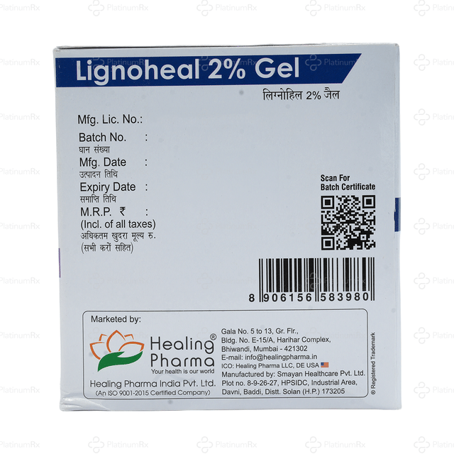 Lignoheal 2% Gel 30gm