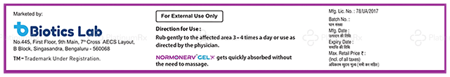 Normonerv Gel 30gm