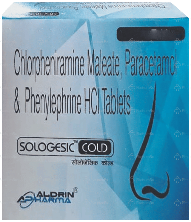 Sologesic Cold 2/500/10mg Tablet 10s