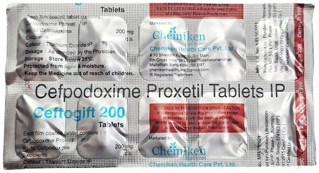 Ceftogift 200mg Tablet 10s