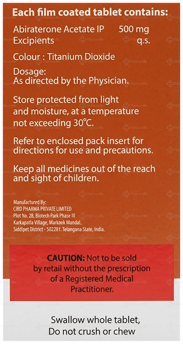 Abiracine 500mg Tablet 60s