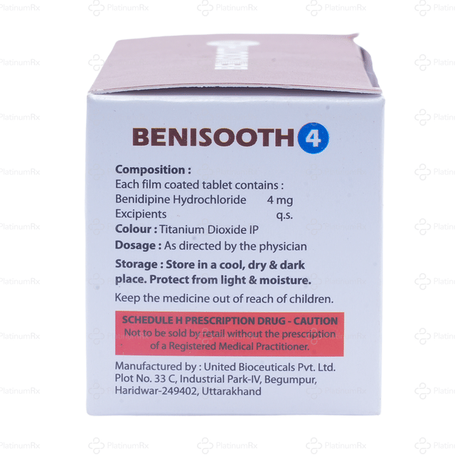 Benisooth 4mg Tablet 10s