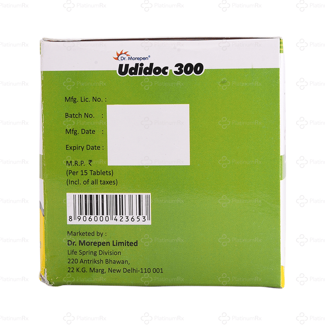 Udidoc 300mg Tablet 15s