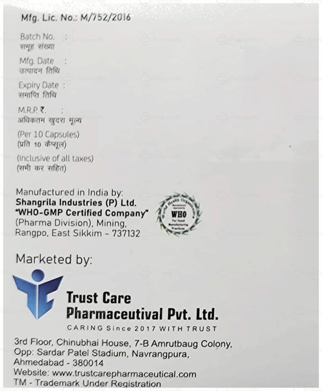 Rozcap A 150/20mg Capsule 10s