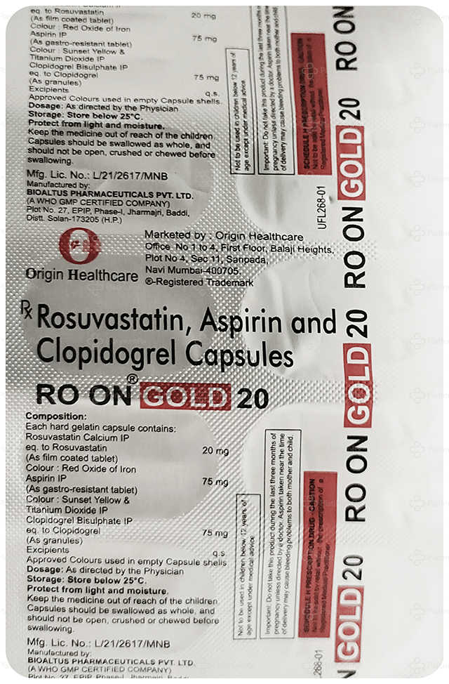 RO ON Gold 75/75/20mg Capsule 10s