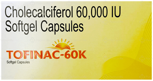 Tofinac 60000IU Softgel capsule 4s