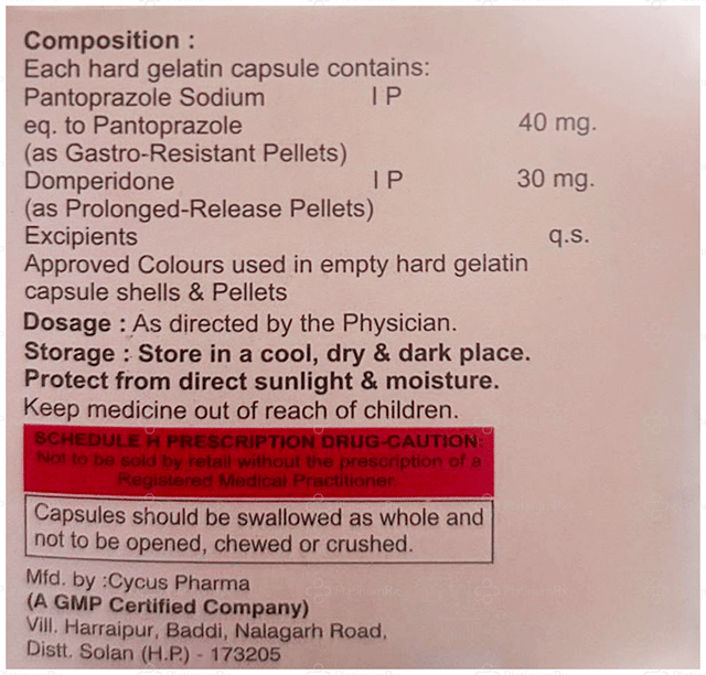 La Pant DSR 30/40mg Capsule PR 10s