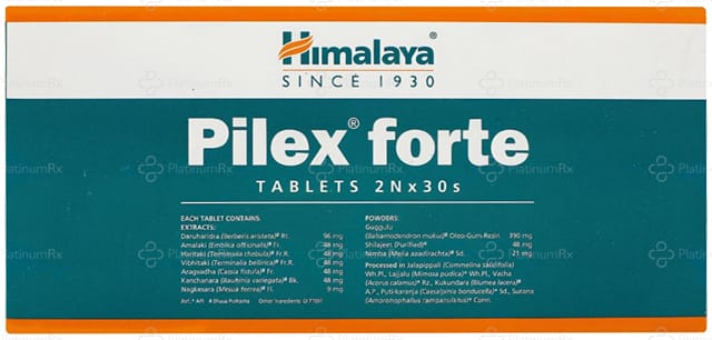 Himalaya Pilex Forte Tablet 30s