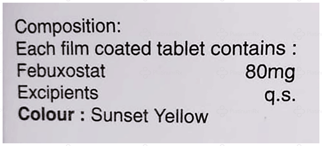 Febu9 80mg Tablet 10s